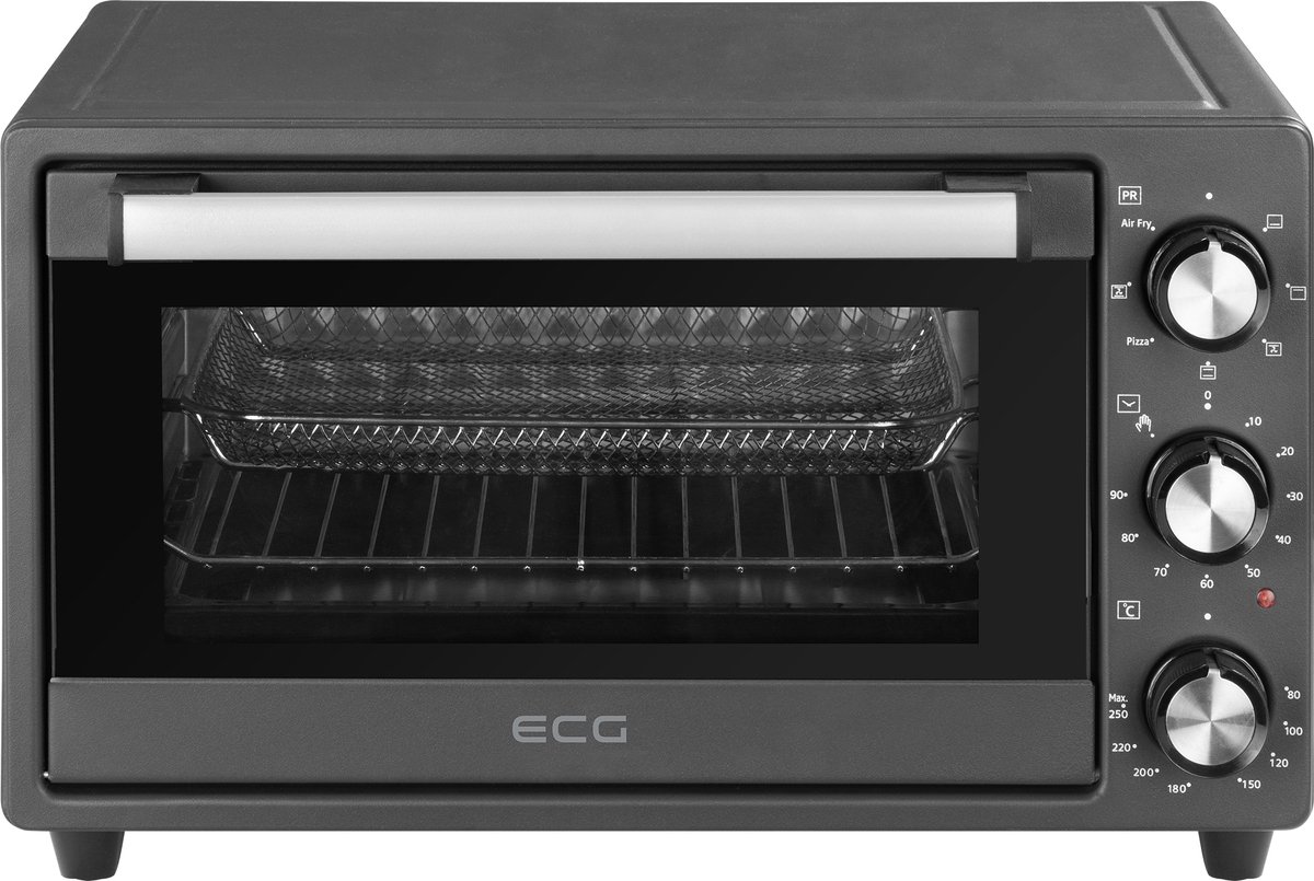 ECG ET 2001B Airfry, 20 l ,1500 W, Antraciet,