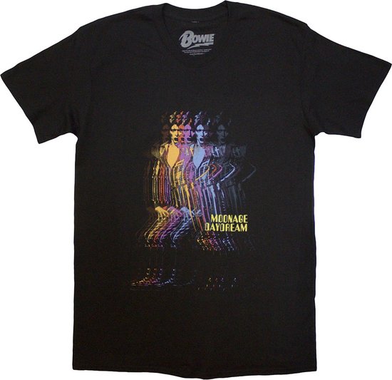 David Bowie - Moonage Multi Davids Heren T-shirt - M - Zwart