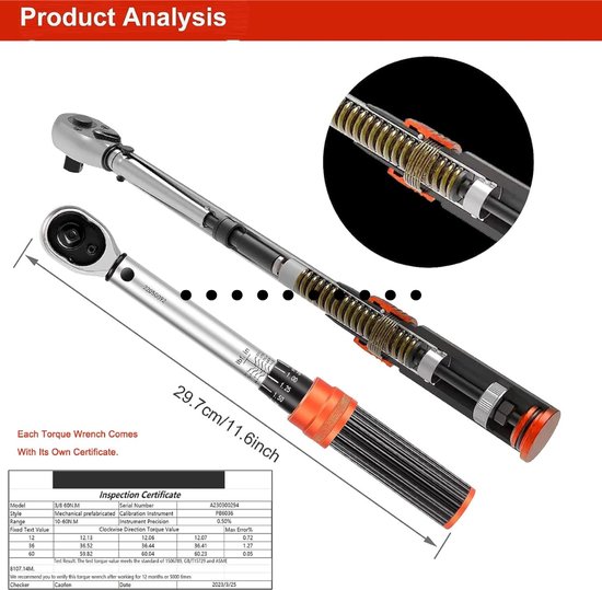 Clé dynamométrique Lexium voiture - Clé dynamométrique - Outils de voiture - Clé Torque - Jeu de clés à douilles