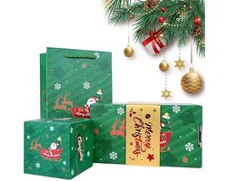 Jojoy - Geschenkdoos - Explosion Box - Jack in the Box - Cadeaudoos - Verjaardagscadeau - Kerstcadeau - Groen - CASHMAS