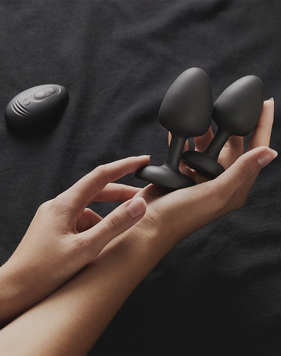Dorcel - Plug anal vibrant Geisha Infinite avec boule mobile en métal -  Zwart - Avec