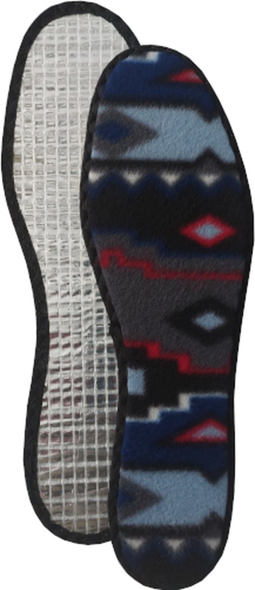 Woly Alu-Fleece Inlegzool - Winter Inlegzool met Aluminiumfolie - Tegen koude voeten - Warm en zacht - Maat 47