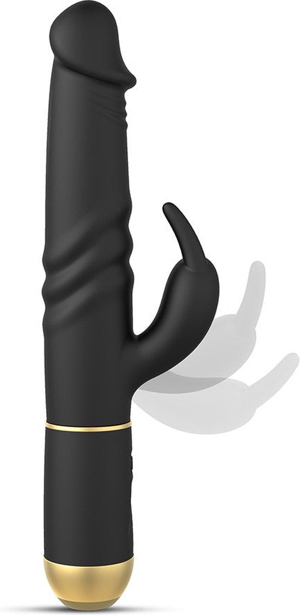 Vibromasseur Rotatif & Choc Dorcel FURIOUS RABBIT 2.0 - Noir | bol Vibromasseur Rotatif & Choc Dorcel FURIOUS RABBIT 2.0 - Noir | bol