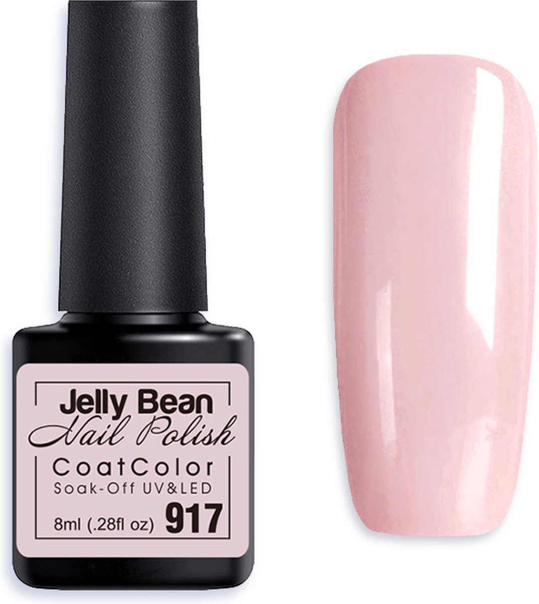 Goedkoopste Jelly Bean Nail Polish Gel Nagellak New - Gellak - Cherry Blossom - UV Nagellak 8ml