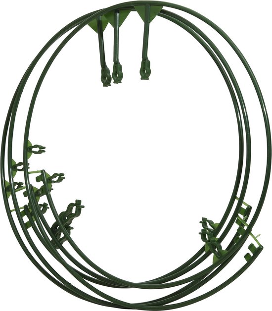 BLOEMBAK met raster van betongaas 100 × 50 cm en 32 cm hoog, van 44 mm