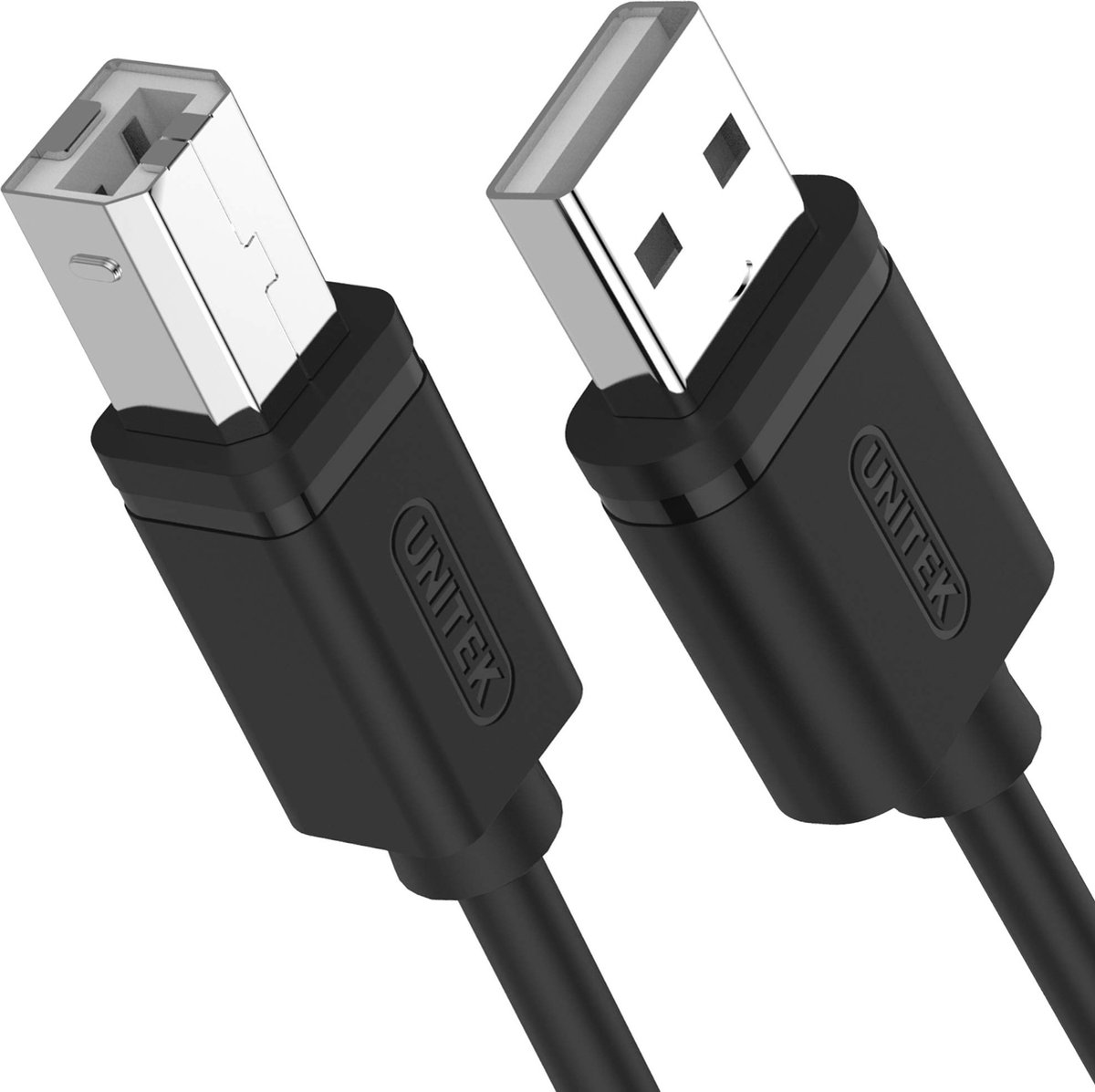 UNITEK Y-C421GBK - 5 m - USB A - USB B - USB 2.0 - 480 Mbit/s - Black
