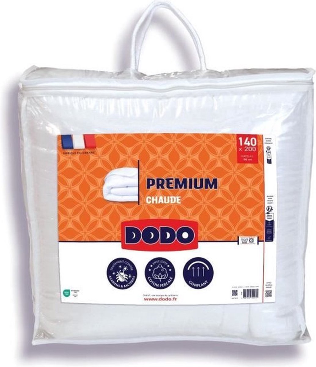Warm dekbed - DODO - PREMIUM - 220 x 240 cm - 250G/M² - Wit