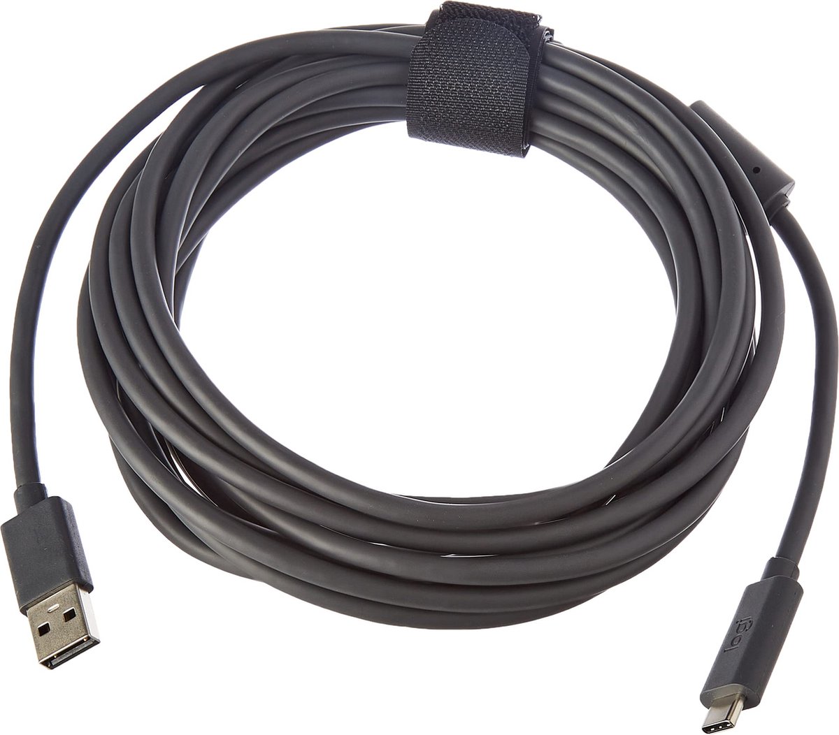 Logitech 993-001391 USB-kabel USB 2.0 USB-A stekker, USB-C stekker 5.00 m Zwart