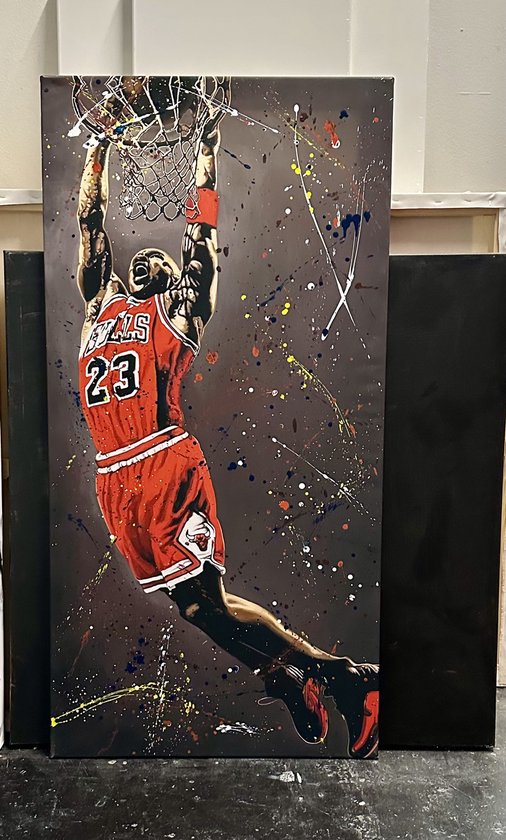 Grote XXL schilderij Regenlied - kleurrijke graffiti in Banksy-stijl- Grote Schilderijen Grote XXL schilderij Regenlied - kleurrijke graffiti in Banksy-stijl- Grote Schilderijen