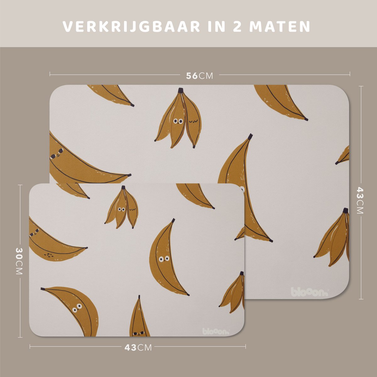 Set De Table Enfant Blooom XL - Antidérapant, Lavable, Design Hollandais (Oiseaux)
