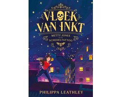 Omslag van Vloek van inkt 1 - Metty Jones en de schedeltattoo