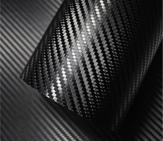 Melodieus Open lijn 3D Carbon Wrap Folie | Car Wrap Folie | Zwart | 30 x 127 | bol.com