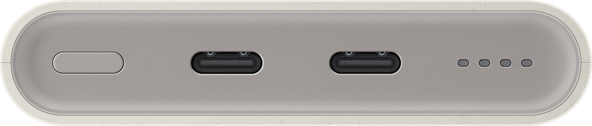 Afbeelding 3 van Samsung Bundel - Samsung Fast Charge Duo Powerbank - 25W - USB-C - 10.000 mAh - Beige + Samsung USB-C Adapter - 25W - Zwart