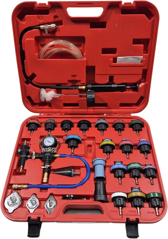 Tester Set Radiator Koelvloeistof diagnose test set - radiator pressure test kit 28 delig | bol