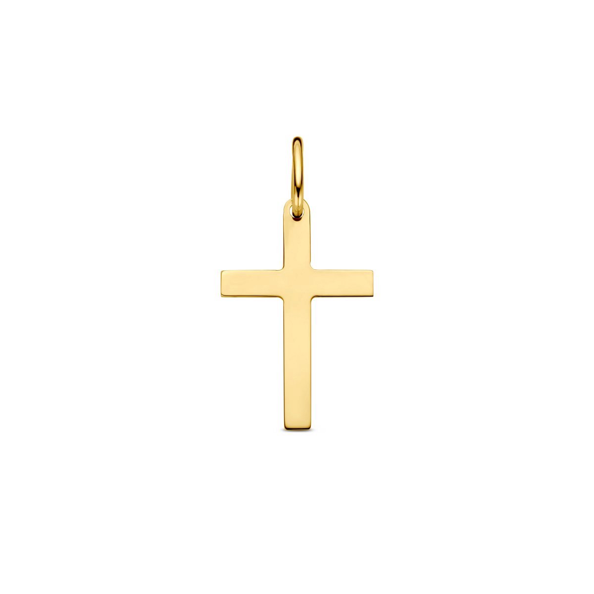 14K geelgoud hanger kruis 4031147