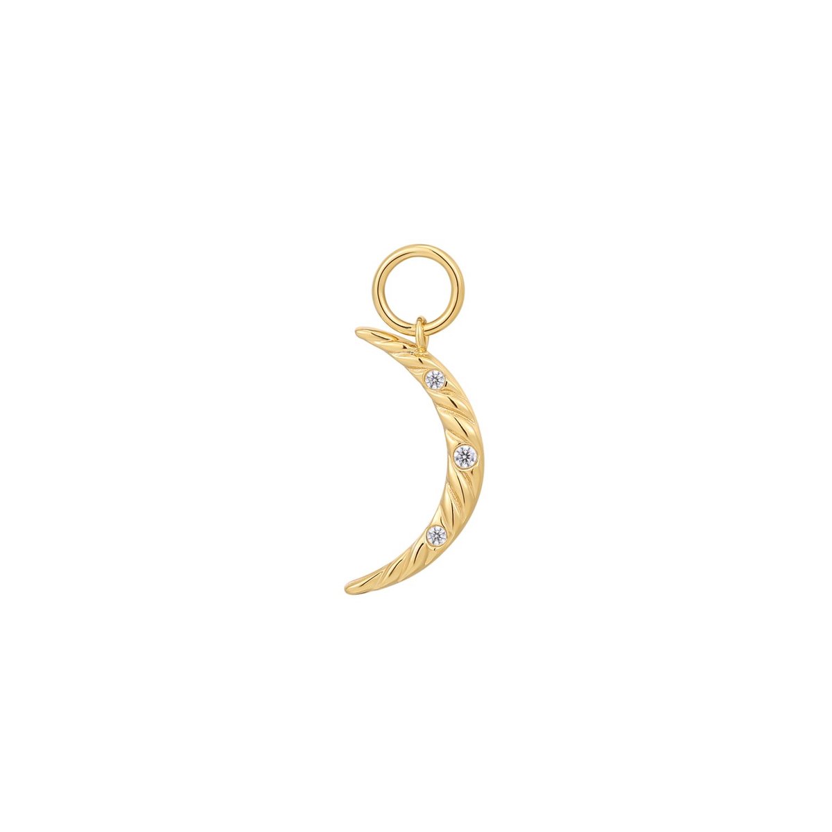 Ania Haie AH EC048-04G Pop Charms Dames Hanger - Fantasie - Sieraad - Zilver - Goudkleurig - 925 Zilver - 7 mm breed - 14 mm lang
