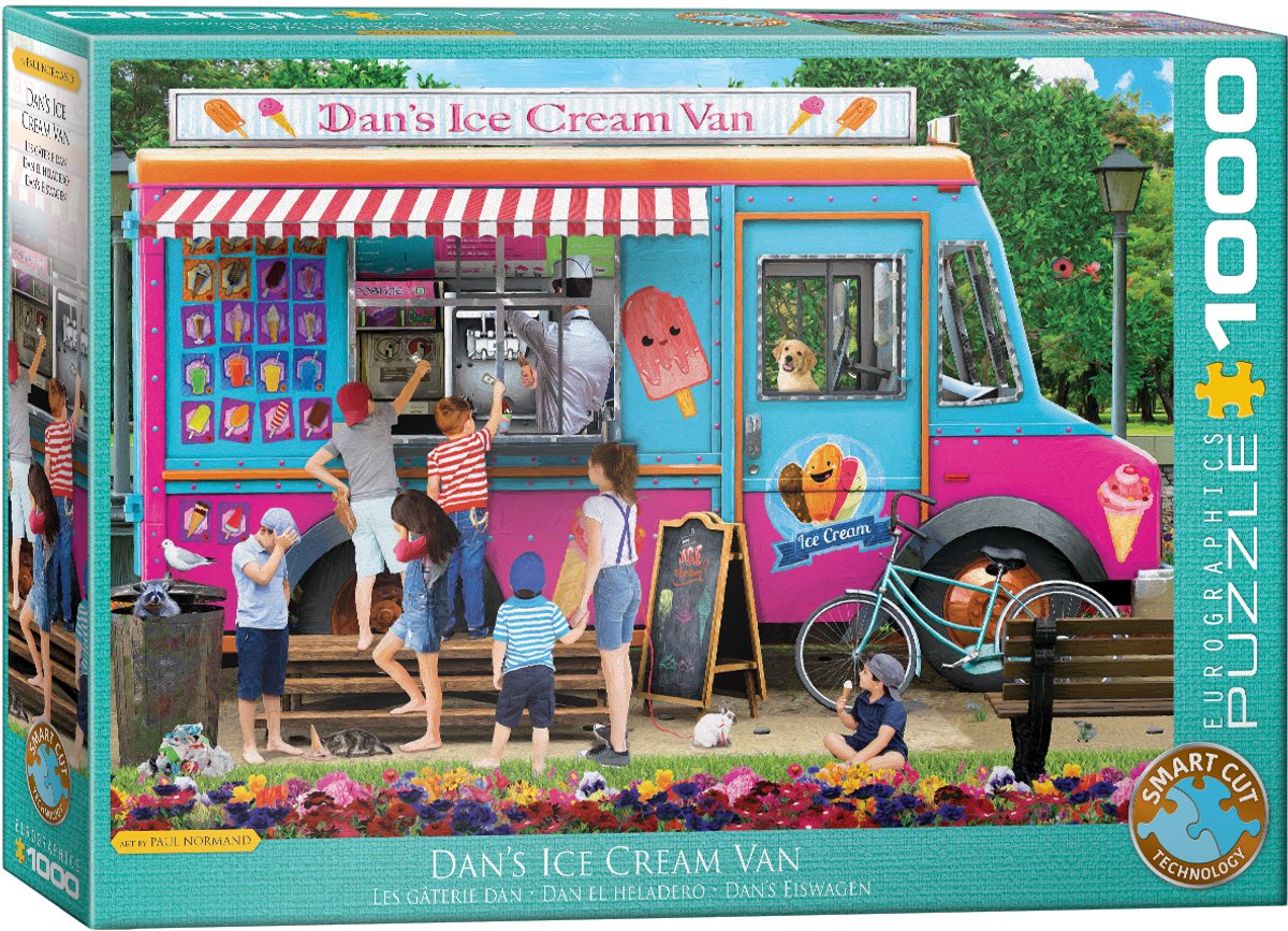 Dan's Ice Cream Van Puzzel (1000 stukjes)