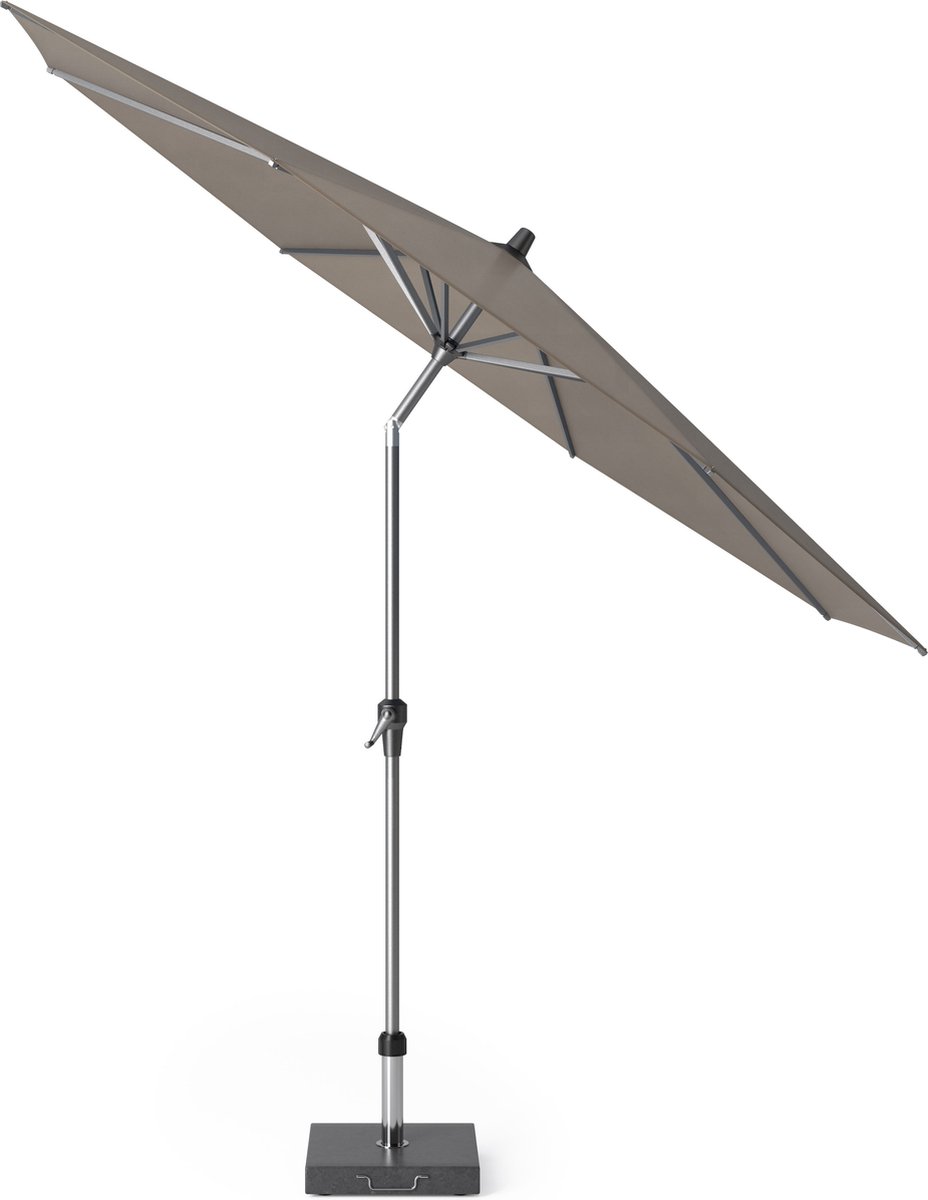 Bol.com Platinum Sun & Shade - Middenstokparasol - Riva Premium - Ø300cm - Havana - Kantelbaar - Easy-up draaisysteem - 98% UV p... aanbieding