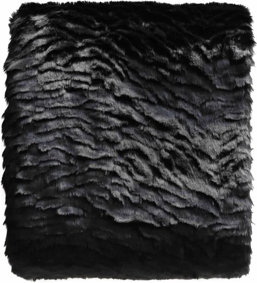 Hoge kwaliteit Plaid - Heirloom - Black Tiger - 240 x 150 - Heerlijk Zacht Imitatiebont - Fluwelen binnenkant