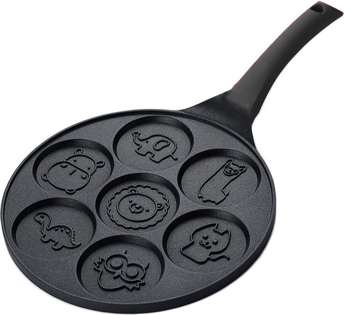 Bol.com White-label Poffertjespan Inductie - Poffertjesmaker - Poffertjespannen - Zwart aanbieding