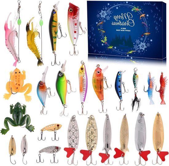 Fishing Advent Calendar 2024-24 Days Of Christmas Countdown
