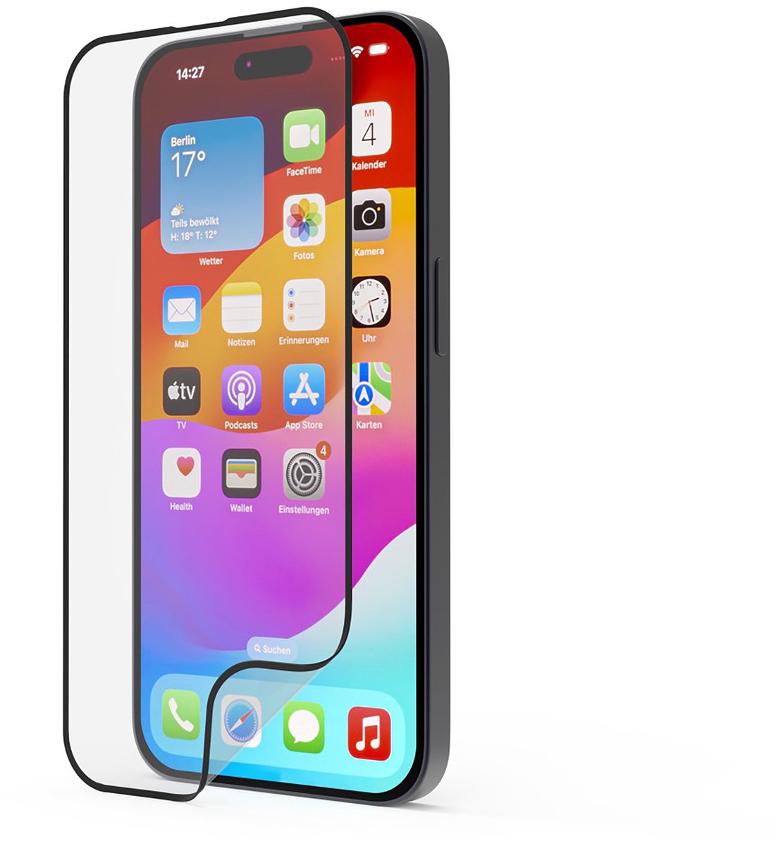 Hama Screenprotector Hiflex Eco geschikt voor iPhone 15 Plus