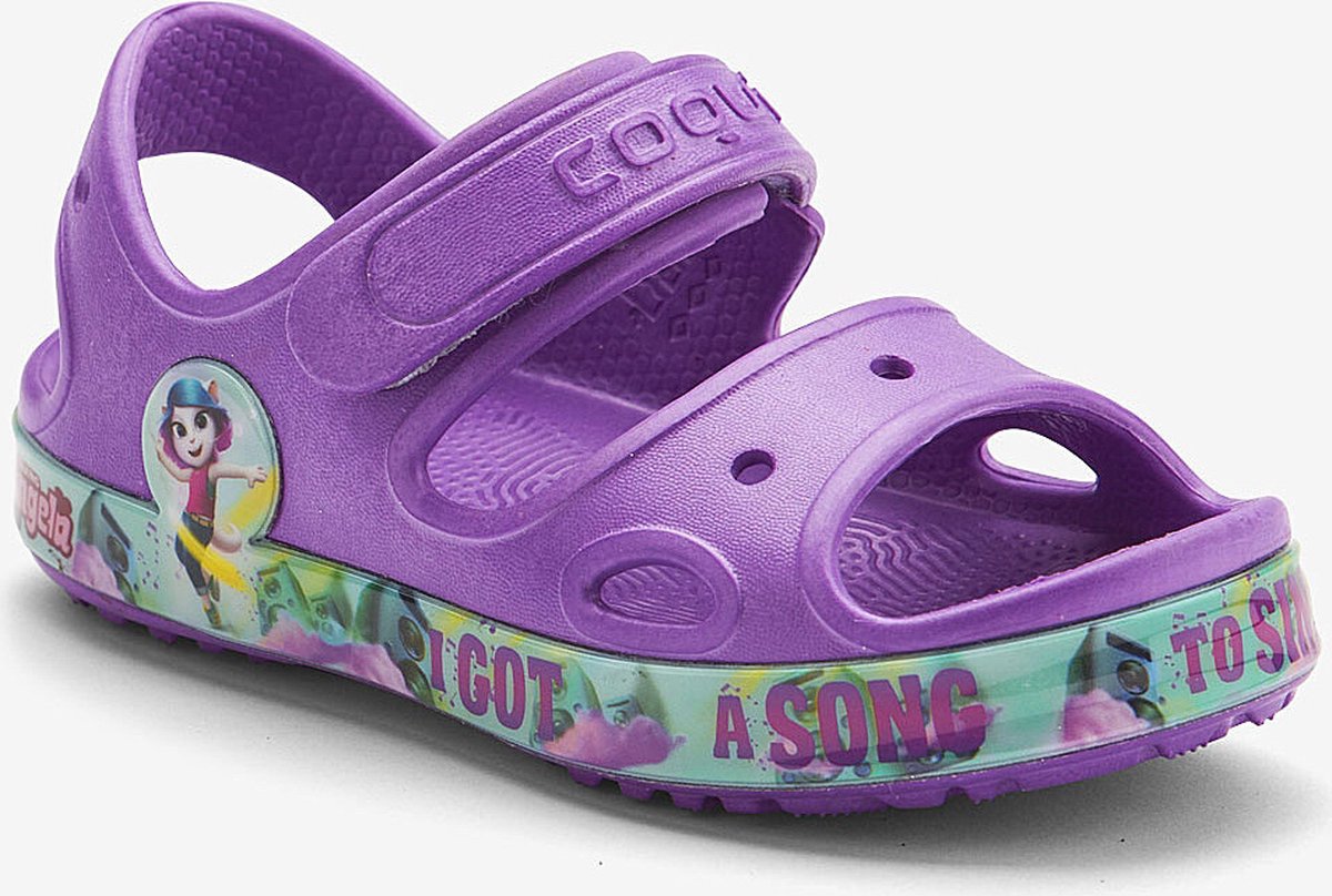 Children's sandals coqui yogi 8861 tt&f purple, 23-24