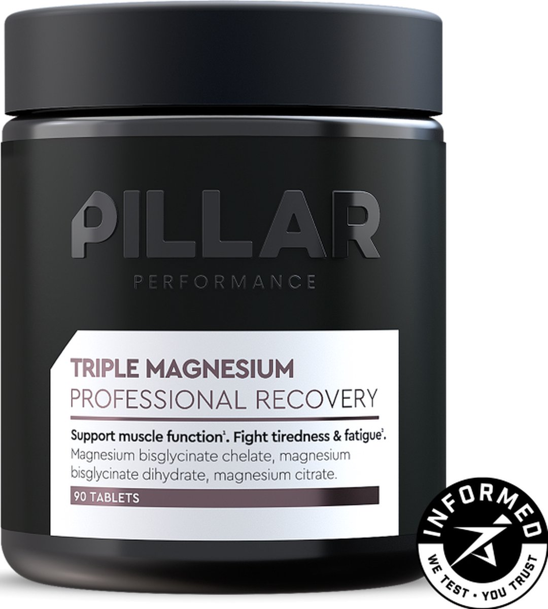 Goedkoopste PILLAR Performance Triple Magnesium Professional Recovery Pillen