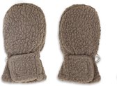 Lodger - Teddy wantjes - 0-12 maanden - Fleece voering - Bruin - Klittenband