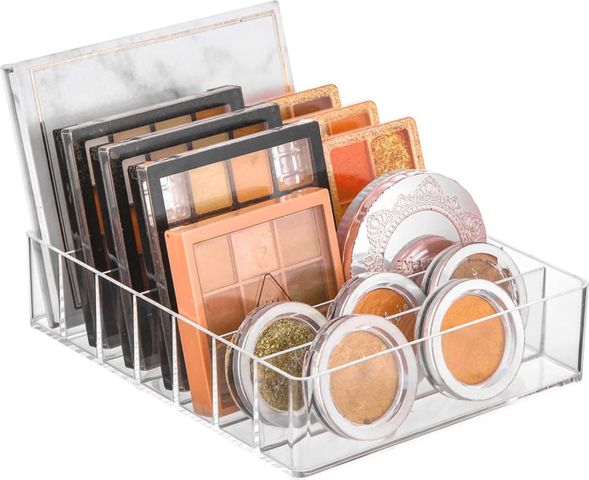 Goedkoopste Oogschaduw Organizer met 7 Vakken - Cosmetica Make-up Organizer voor Lippenstift en Rouge