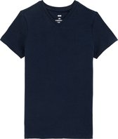 WE Fashion Jongens T-shirt met V-hals van katoenmix