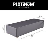 MOZMY Afdekking voor tuinstoelen, beschermhoes, ligstoel, zonnebed, waterdicht, beschermhoes voor tuinligstoel, winddicht, 210D voor dekstoel, ligstoel, 200 x 75 x 40/70 cm