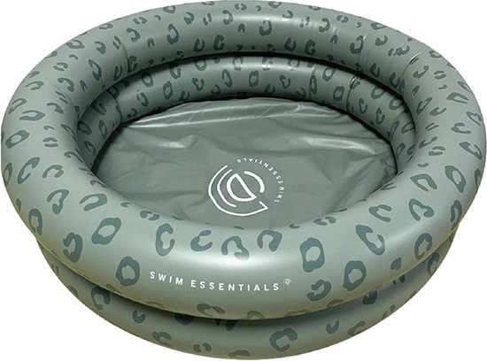 Piscine Opblaasbaar Swim Essentials - Piscine Bébé & Kinder - Imprimé Panthère Verte - Ø 100 cm