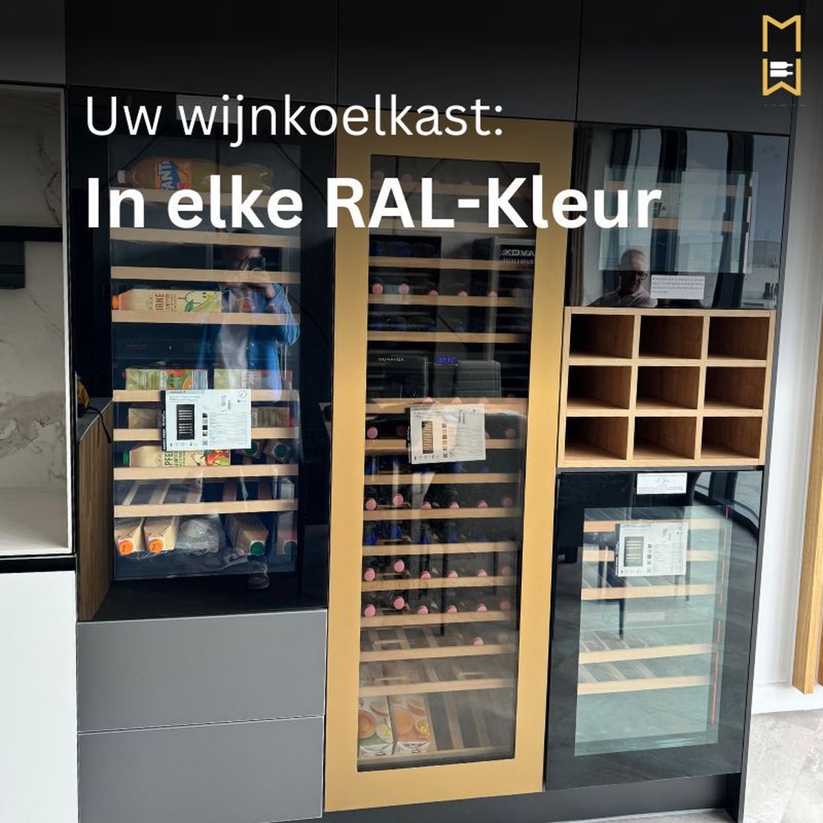 Dunavox Joy-89 Wijnkoelkast DX-89.246TC 2 Zones RAL Kleur RAL Kleur – foto 3