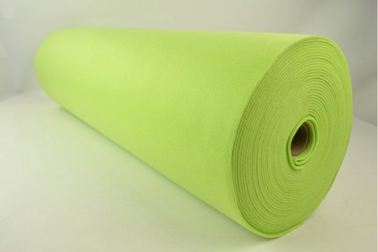 Tissu Feutre - Feutre 3 mm d'épaisseur - 1 mètre - Au mètre - Vert anis