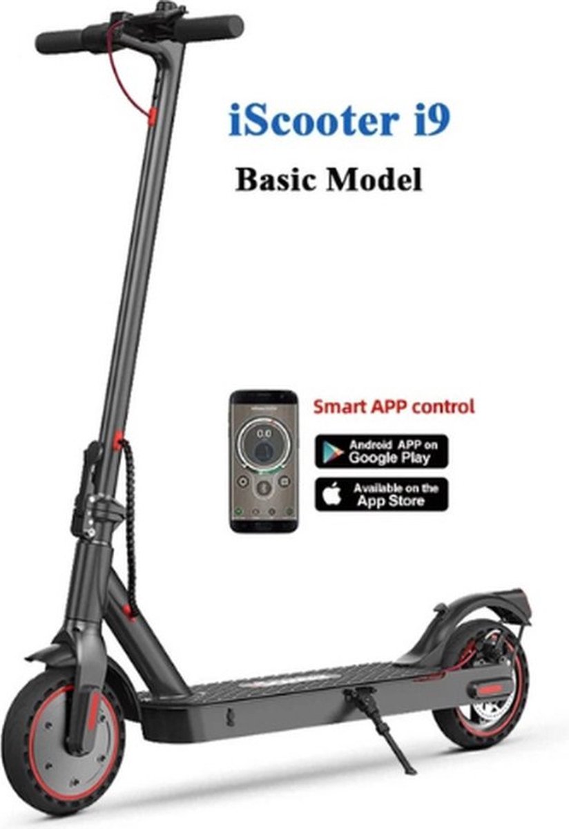 Iscooter i9 Basic Model – Elektrische Step – Inklapbaar – Opvouwbaar – Voor Volwassenen – 25 KM/PH