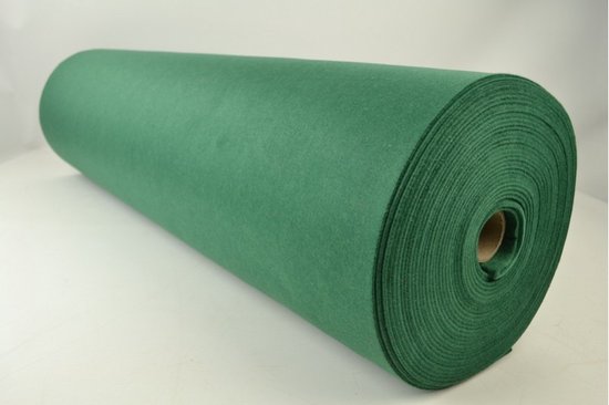 Tissu Feutre - Feutre 3 mm d'épaisseur - 1 mètre - Au mètre - Vert foncé