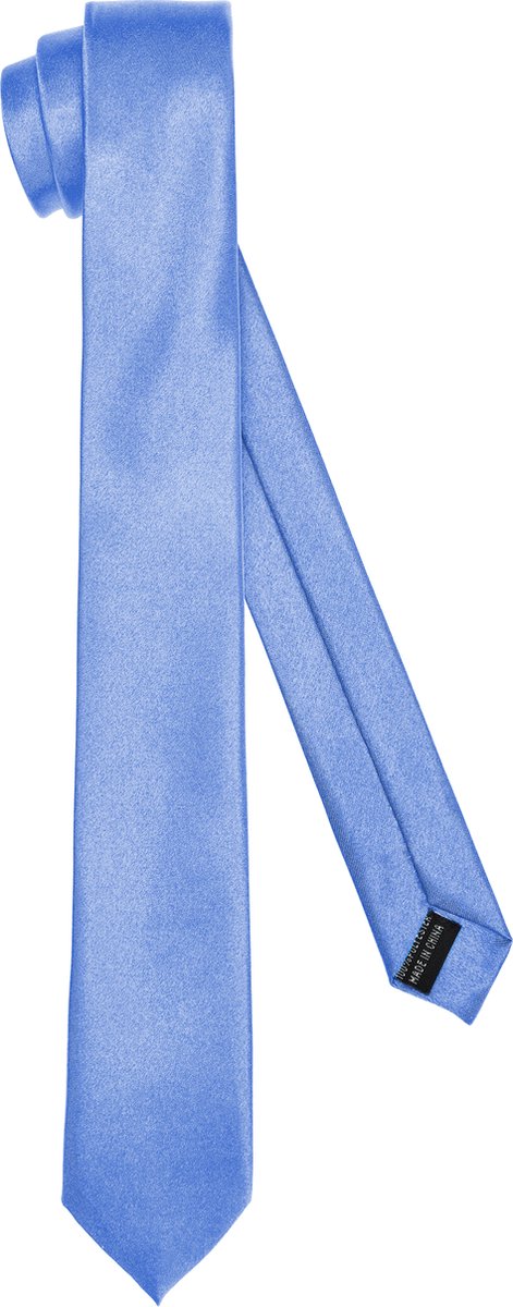 Ladeheid Smal Stropdas - Stropdassen voor heren - Lengte: 150 cm, Breedte: 5 cm - Blauw - LA-EA-TMS-5