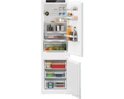 Siemens KI86NVSE0 - iQ300 - Inbouw koel-vriescombinatie - 177.2 cm x 54.1 cm - Sleepdeur - noFrost: nooit meer je vriezer ontdooien - hyperFresh: de extra ruime vershoudlade voor groente en fruit - Led verlichting