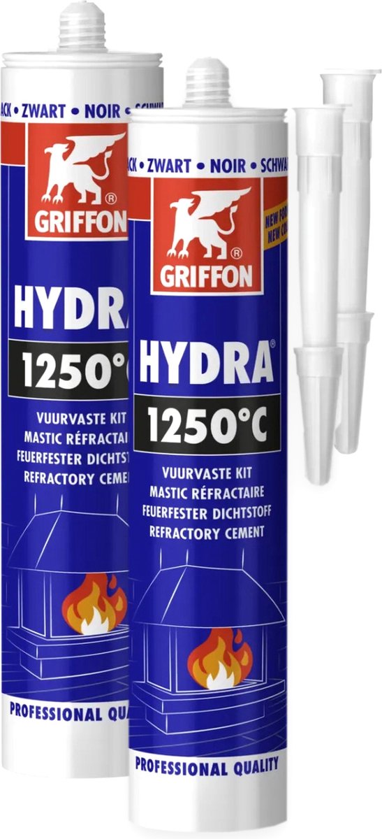 Griffon Vuurvaste Hitte - Bestendige Afdichtingskit - 310 ml - 2 Stuks!