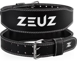 ZEUZ Lifting Belt voor Fitness & CrossFit – Gewichthefriem – Powerlift & Gewichtheffen Riem – Zwart – Maat M