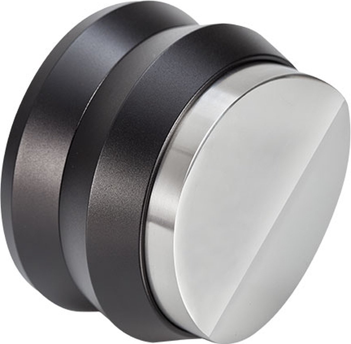 MUVNA - Distributor - Leveler - Gravity - Zakt op het maalsel - 2 paddels - Verdeler - RVS - Zwart - 58,35mm -LET OP! Voor grote filterbakjes van 58mm