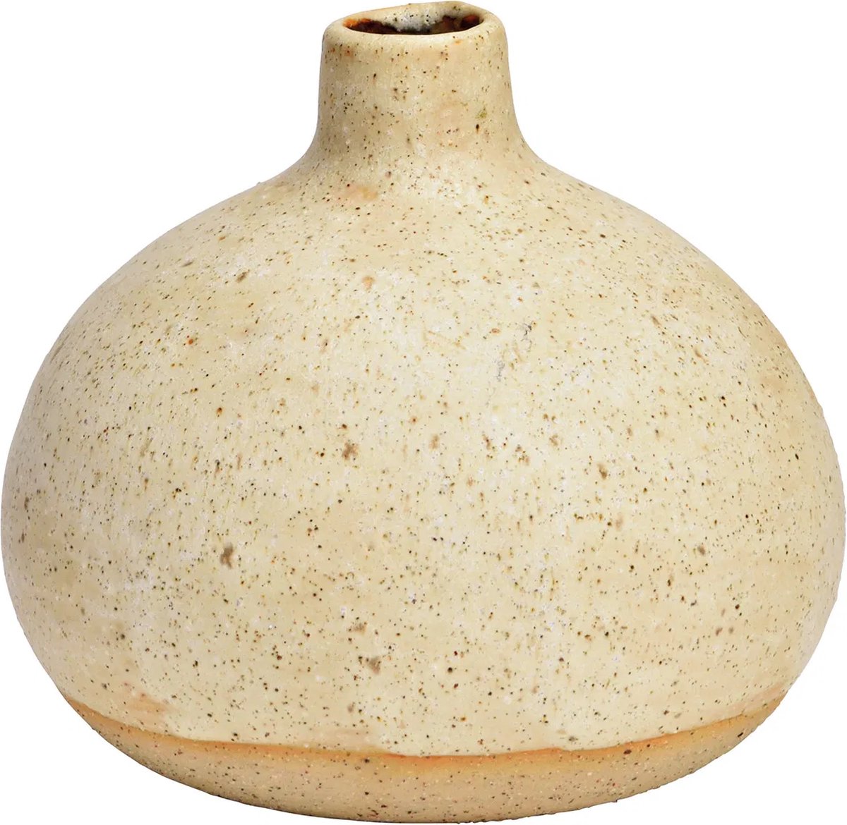 Wurm Vaas van keramiek beige (B/H/D) 13x12x13cm alleen voor droogbloemen