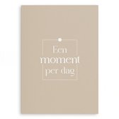 Fyllbooks - Een moment per dag dagboek - Gratitude Journal - Invulboek - Taupe