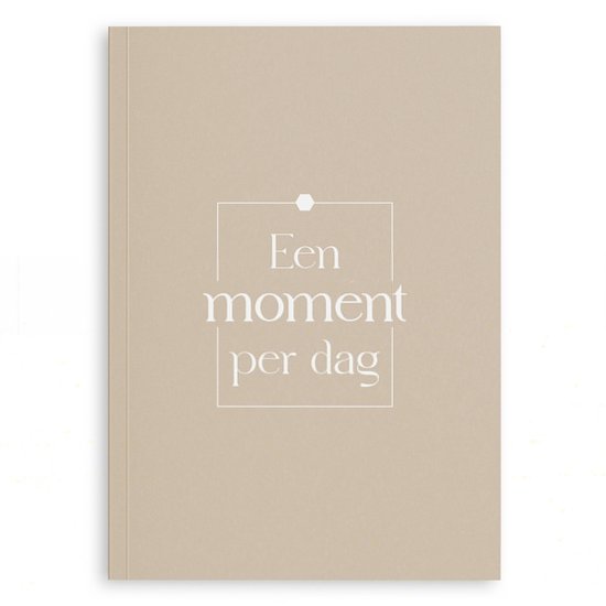 Fyllbooks - Een moment per dag dagboek - Gratitude Journal - Invulboek - Taupe