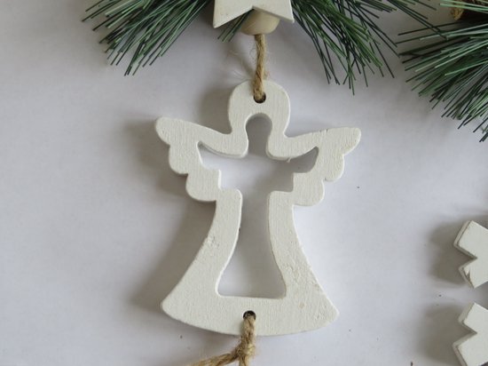 Mini guirlande - kerstversiering - set van 4