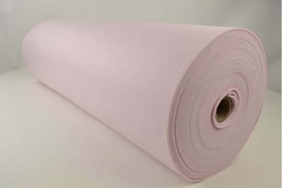 Tissu Feutre - Feutre 3 mm d'épaisseur - 1 mètre - Au mètre - Rose Bébé