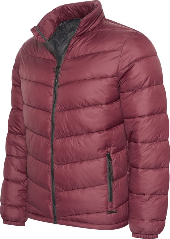 Cappuccino Italia - Heren Jas winter Puffer Jacket - Rood - Maat XL