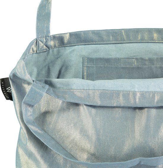 Wallabag Metallic Denim Gold Blue van WALLABAG — afbeelding 5