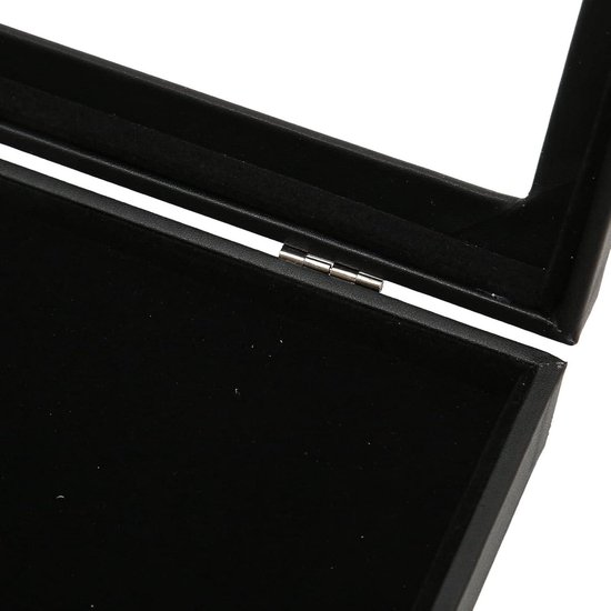 Medaille Storage Frame Box, Transparant Deksel Stofdichte Pin Sieraden Display Case Beschermende voor Broche Collectie (M